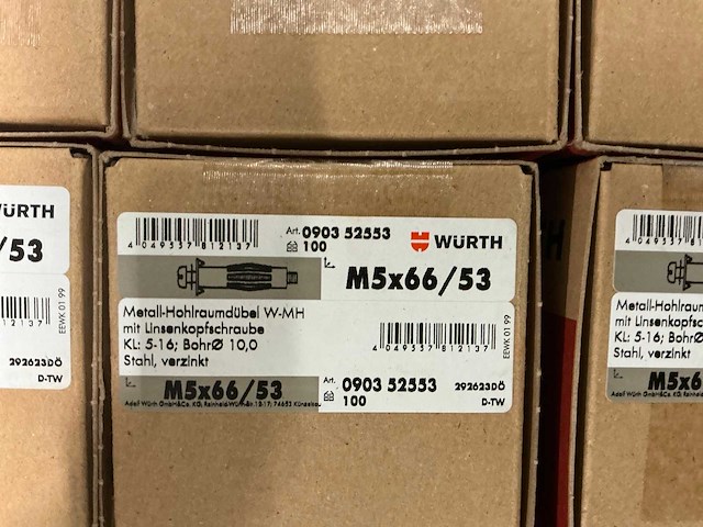 Würth - anker m5x66/53 mm (5.000 stuks) - afbeelding 3 van  3