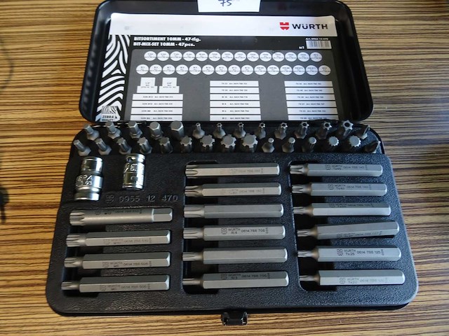 Würth - bitset 47-dlg - afbeelding 1 van  1