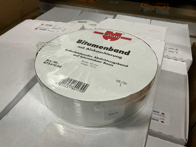 Würth - bitumentape met laminering (54 stuks) - afbeelding 1 van  3