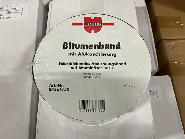Würth - bitumentape met laminering (54 stuks) - afbeelding 2 van  3