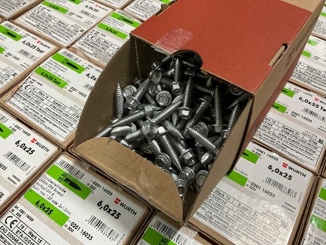 Würth - dunblikschroef 6,0x25 mm (19.800 stuks) - afbeelding 2 van  3