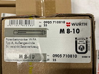 Würth - m8-10 - gasbetonanker (875 stuks) - afbeelding 4 van  5