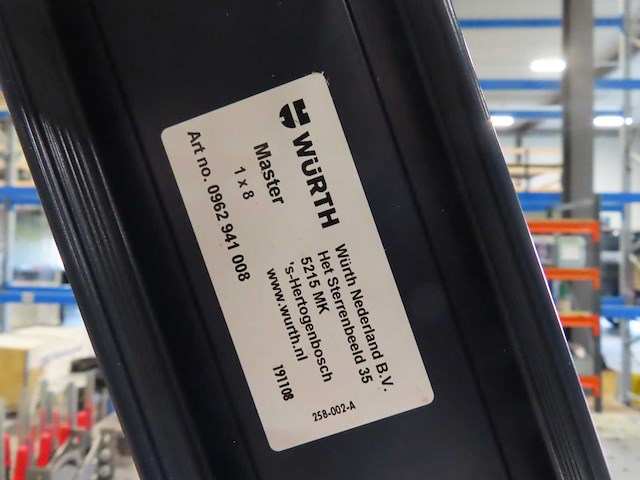 Wurth - master 1x8 - trap - afbeelding 3 van  3