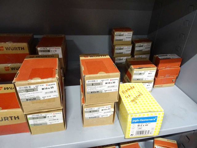 Würth - partij bevestigingsmateriaal, ca 85 verpakkingen - afbeelding 3 van  7