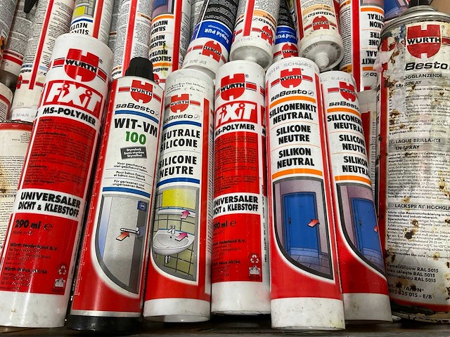 Wurth - partij siliconen kit - afbeelding 5 van  7