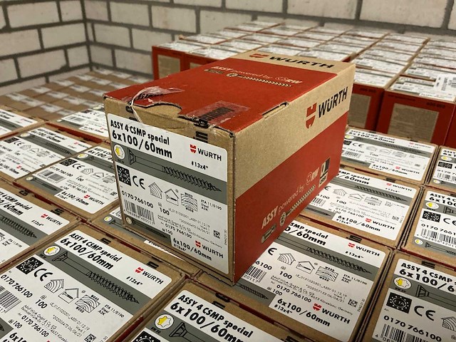 Würth - schroef 6x100/600 mm (6.600 stuks) - afbeelding 2 van  4