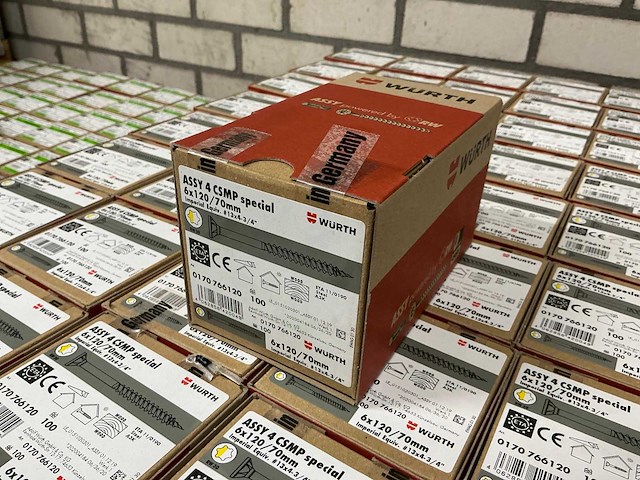 Würth - schroef 6x120/70 mm (5.300 stuks) - afbeelding 1 van  3