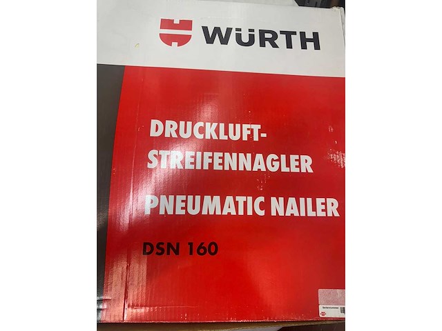 Würth - spijkerpistool dsn 160 perslucht tacker 100-160mm - afbeelding 2 van  4