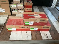 Würth 6 kantbouten rvs m8x80 (3x)