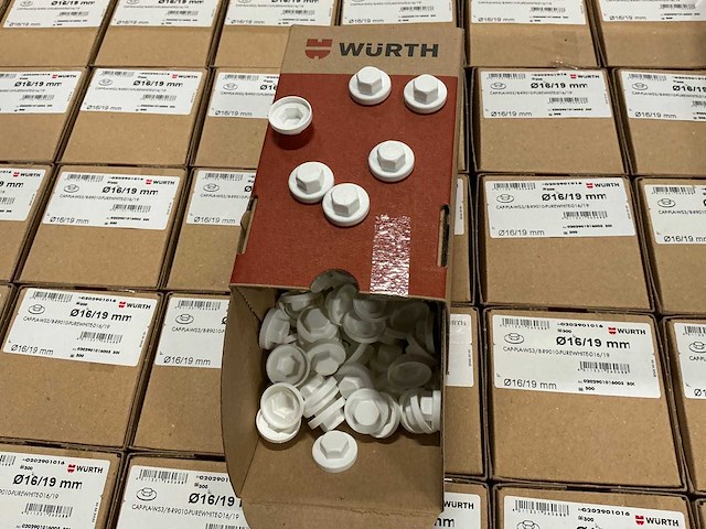 Würth afdekkap zeskant 16/19mm (13.800x) - afbeelding 2 van  4