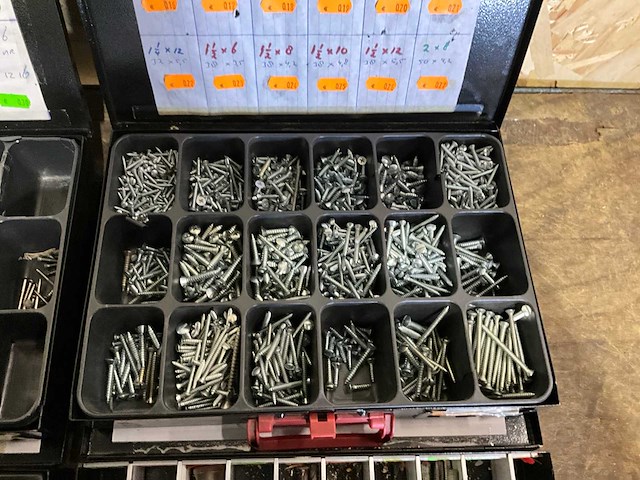 Würth assortimentskoffer + inhoud (4x) - afbeelding 2 van  4