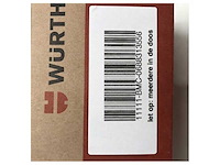 Wurth blind deurscharnier chroom satijn - 0688313556 - afbeelding 4 van  6