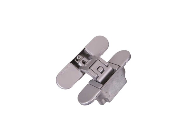 Wurth blind door hinge chrome satin - 0688313556 - afbeelding 1 van  6