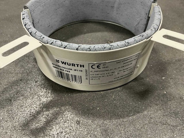 Würth brandmanchet/pijpafdichting 110mm (50x) - afbeelding 3 van  6