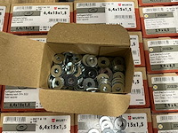 Würth carrosserieringen 6,4x15x1,5mm (4.300x) - afbeelding 5 van  5