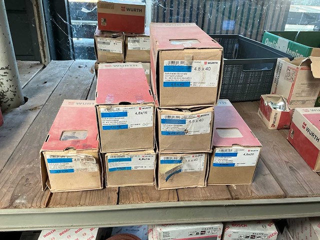 Würth diverse pompnagels (7x) - afbeelding 2 van  2