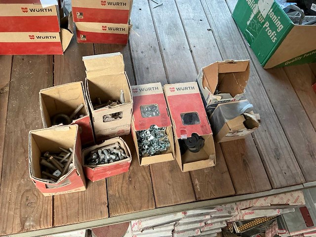 Würth diverse rvs bevestigingsmaterialen - afbeelding 1 van  6