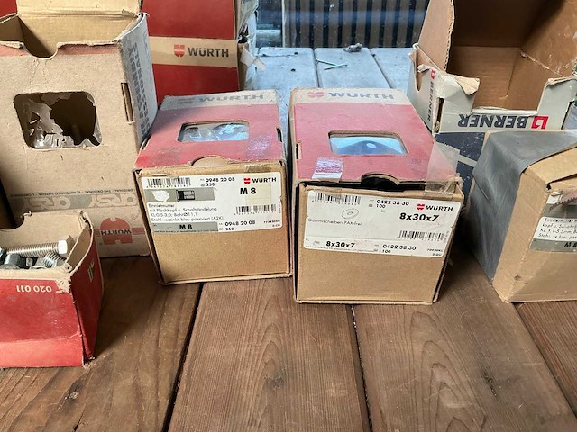 Würth diverse rvs bevestigingsmaterialen - afbeelding 4 van  6