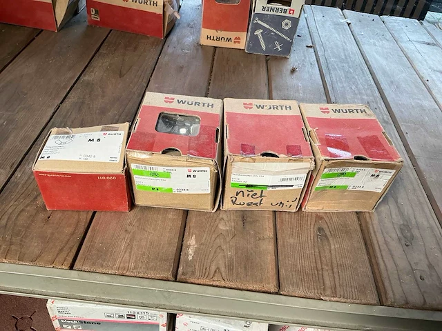 Würth diverse rvs moeren - afbeelding 2 van  2
