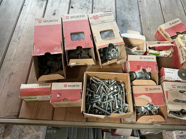 Würth diverse rvs ringen - afbeelding 1 van  3