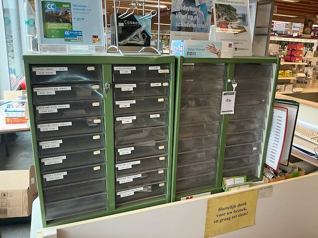 Würth firstec kleingoed ladekastje met inhoud (2x) - afbeelding 1 van  20