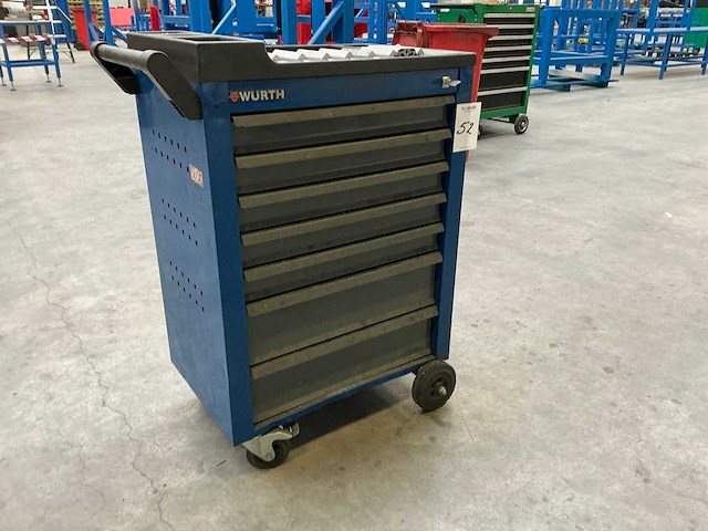 Würth gereedschapswagen 7 laden - afbeelding 1 van  14