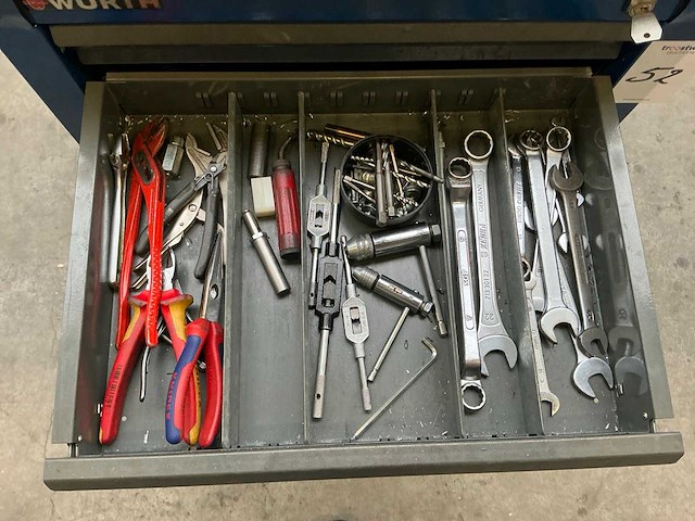 Würth gereedschapswagen 7 laden - afbeelding 14 van  14