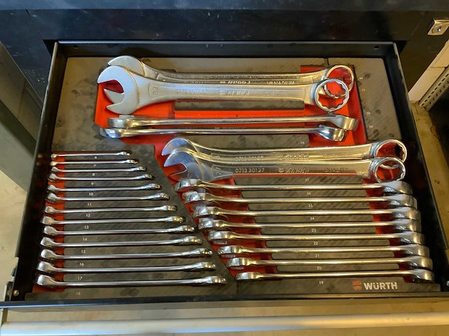 Würth gevulde gereedschapswagen - afbeelding 4 van  10