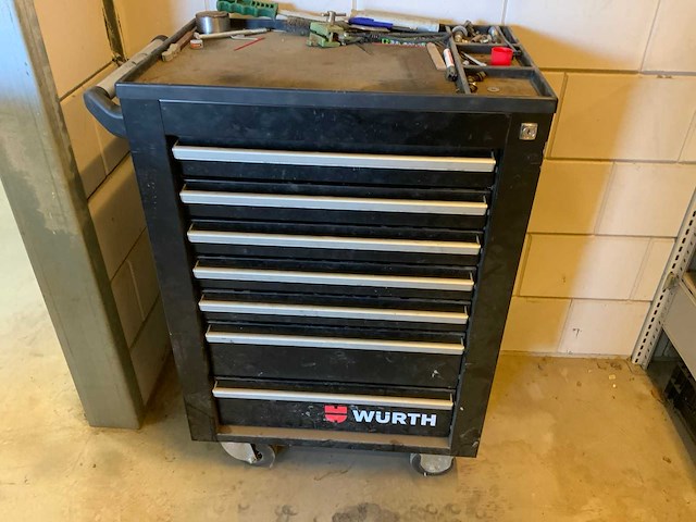Würth gevulde gereedschapswagen - afbeelding 3 van  10