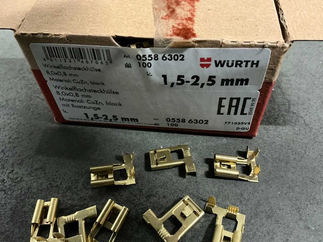 Würth haakse kabelschoen (900x) - afbeelding 2 van  2