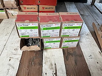 Würth hardhoutschroeven rvs 5x50 schroef (3x) - afbeelding 1 van  1
