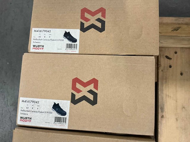 Würth lage veiligheidsschoenen zwart, maat 42 (5x) - afbeelding 4 van  4