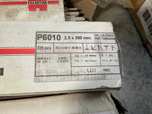 Würth laselectroden (14x) - afbeelding 1 van  3