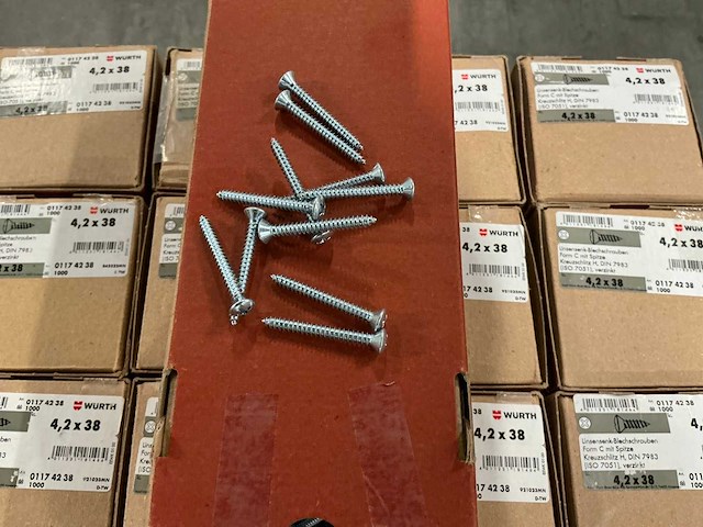 Würth linsenkopschroeven 4,2x38mm (13.000x) - afbeelding 5 van  5