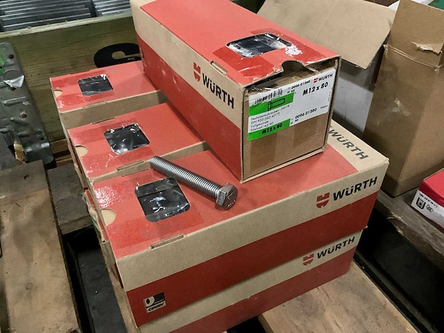 Würth m12x80 rvs bout circa 350 stuks - afbeelding 1 van  3