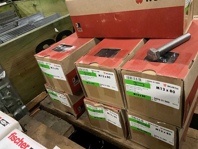 Würth m12x80 rvs bout circa 350 stuks - afbeelding 3 van  3