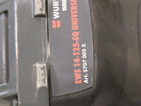 Würth master ews 14-125-eq universal haakse slijper - afbeelding 4 van  6