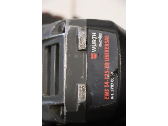 Würth master ews 14-125-eq universal haakse slijper - afbeelding 3 van  6