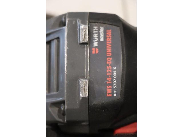 Würth master ews 14-125-eq universal haakse slijper - afbeelding 3 van  6