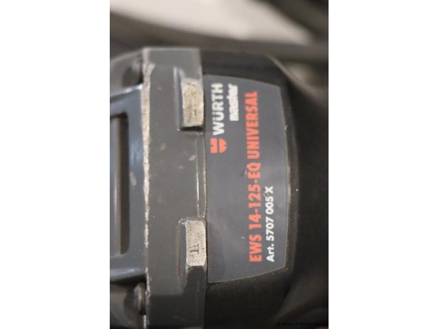 Würth master ews 14-125-eq universal haakse slijper - afbeelding 3 van  6