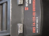 Würth master ews 14-125-eq universal haakse slijper - afbeelding 3 van  6