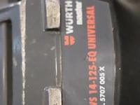 Würth master ews 14-125-eq universal haakse slijper - afbeelding 3 van  6