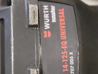Würth master ews 14-125-eq universal haakse slijper - afbeelding 3 van  5