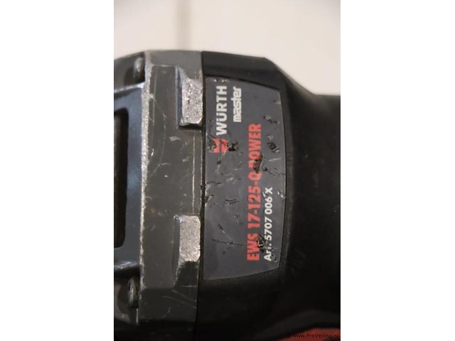 Würth master ews 17-125-q power haakse slijper - afbeelding 3 van  6
