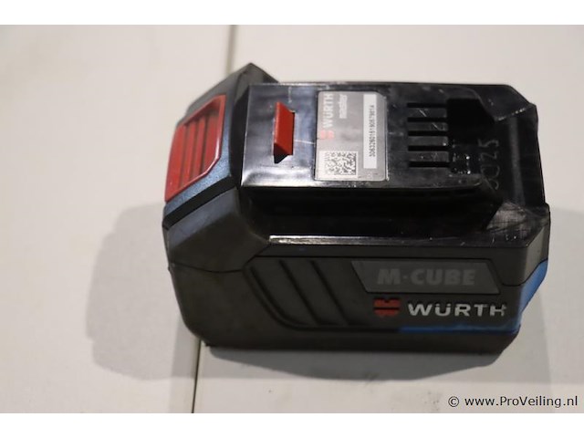 Würth master m-cube accu, 18v/4ah basic - afbeelding 1 van  4