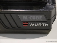 Würth master m-cube accu, 18v/4ah basic - afbeelding 2 van  4