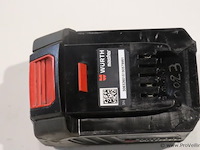 Würth master m-cube accu, 18v/4ah basic - afbeelding 3 van  4
