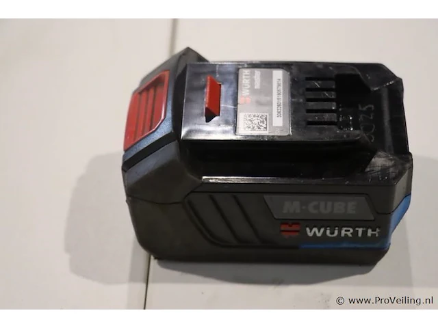 Würth master m-cube accu, 18v/4ah basic - afbeelding 1 van  4