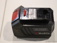 Würth master m-cube accu, 18v/4ah basic