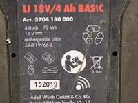 Würth master m-cube accu, 18v/4ah basic - afbeelding 4 van  4